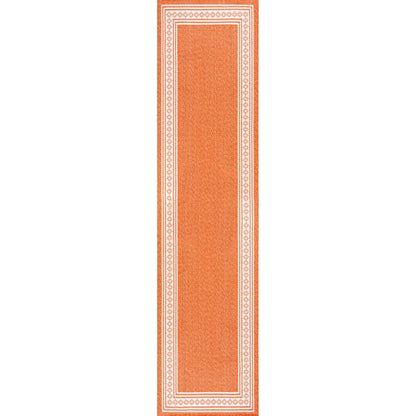 JONATHAN Y Havana Classic Diamond Border Indoor/Outdoor Area Rug