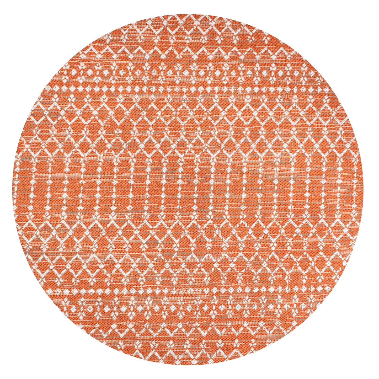 JONATHAN Y Trebol Moroccan Geometric Textured Weave Indoor/Outdoor Area Rug