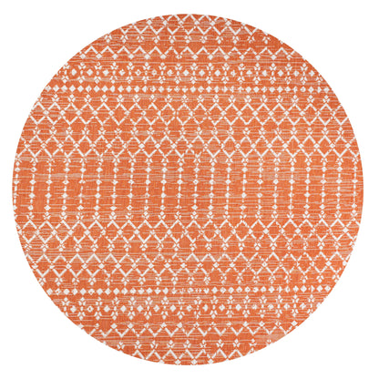 JONATHAN Y Trebol Moroccan Geometric Textured Weave Indoor/Outdoor Area Rug