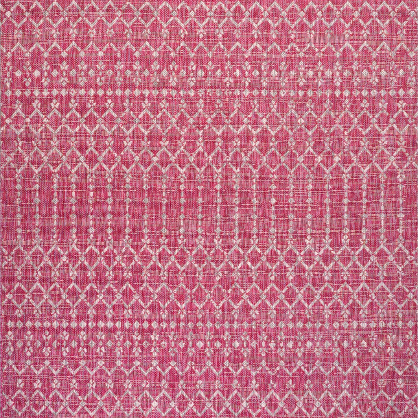 JONATHAN Y Trebol Moroccan Geometric Textured Weave Indoor/Outdoor Area Rug
