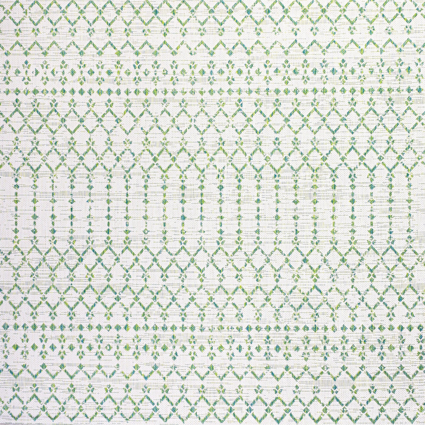 JONATHAN Y Trebol Moroccan Geometric Textured Weave Indoor/Outdoor Area Rug