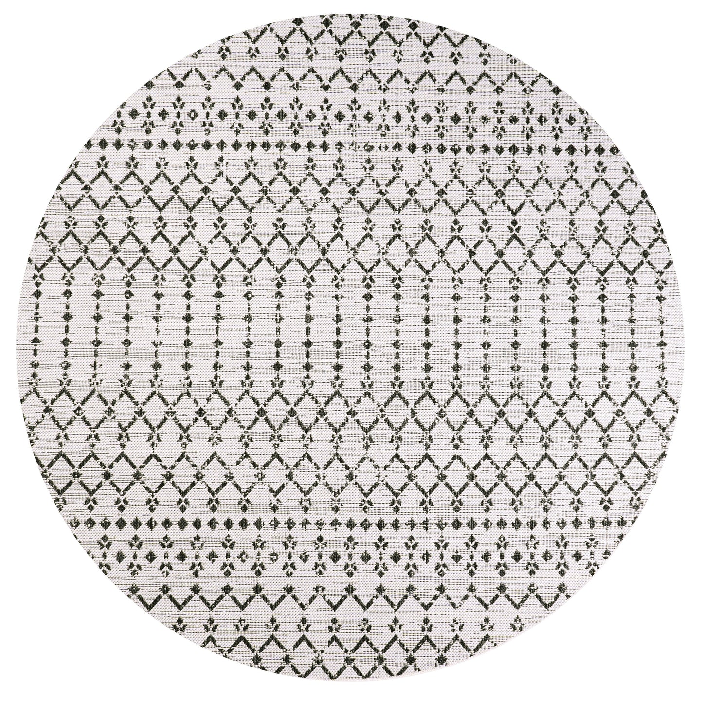 JONATHAN Y Trebol Moroccan Geometric Textured Weave Indoor/Outdoor Area Rug