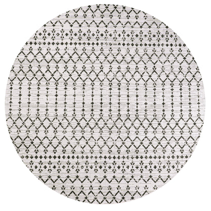 JONATHAN Y Trebol Moroccan Geometric Textured Weave Indoor/Outdoor Area Rug