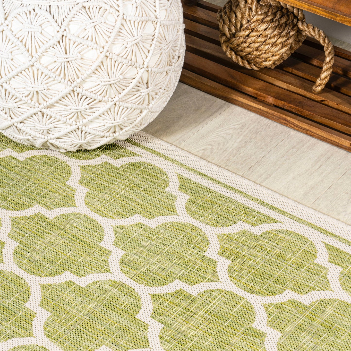 JONATHAN Y Zinnia Textured Weave Indoor/Outdoor Area Rug