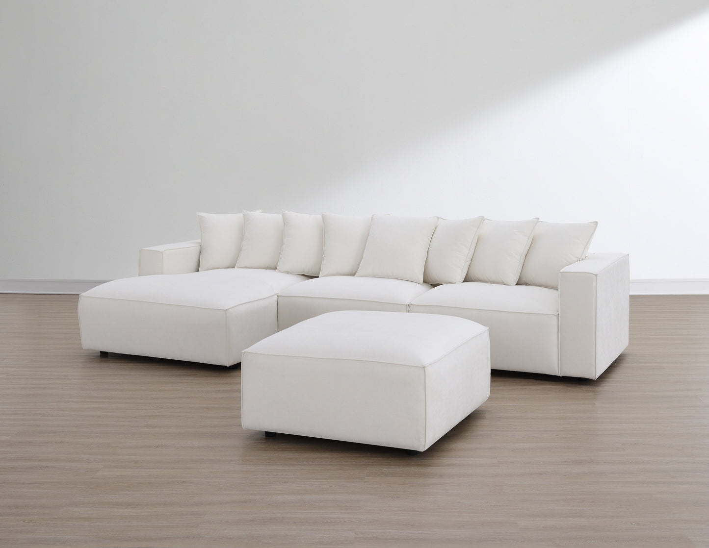 Canapé en tissu - Velora Mylk