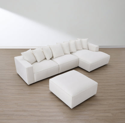 Canapé en tissu - Velora Mylk