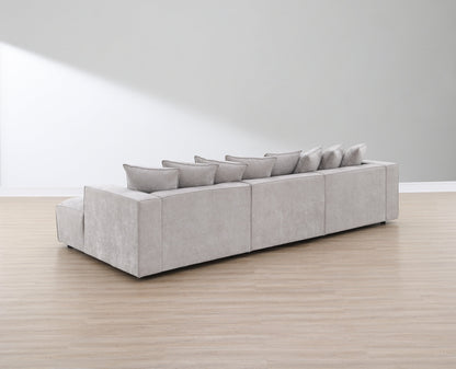 Canapé en tissu - Velora Écru