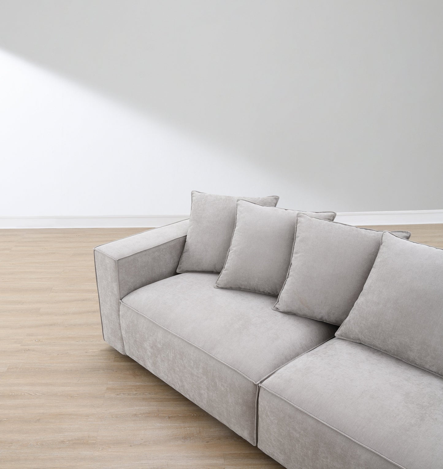 Canapé en tissu - Velora Écru