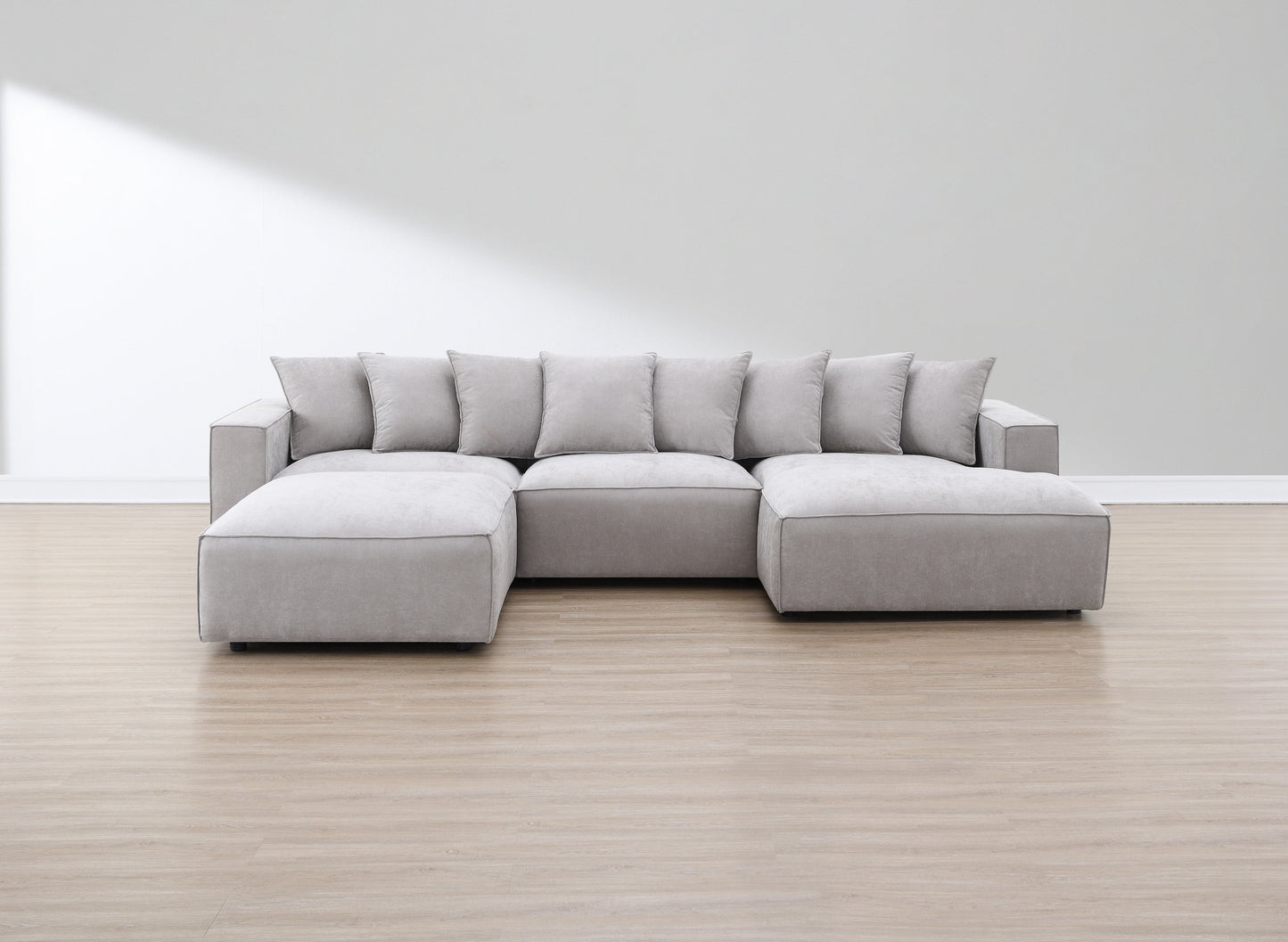 Canapé en tissu - Velora Écru