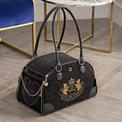 Sac de transport pour animaux de compagnie Juicy Couture Give Me Treats - Sac de voyage élégant