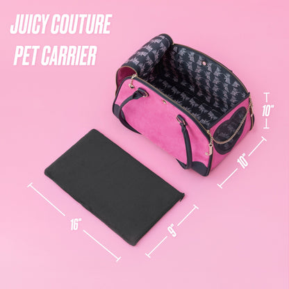 Sac de transport pour animaux de compagnie Juicy Couture Give Me Treats - Sac de voyage élégant
