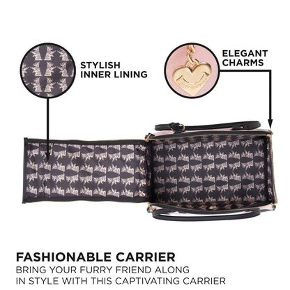 Sac de transport pour animaux de compagnie Juicy Couture Give Me Treats - Sac de voyage élégant