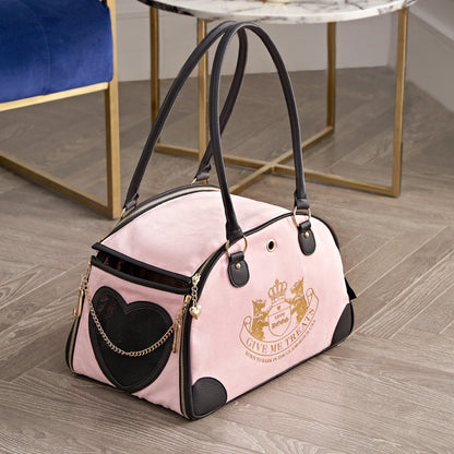 Sac de transport pour animaux de compagnie Juicy Couture Give Me Treats - Sac de voyage élégant
