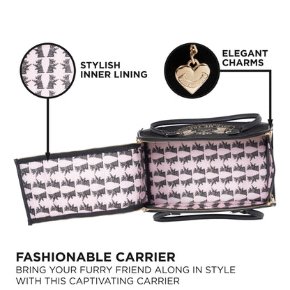 Sac de transport pour animaux de compagnie Juicy Couture Give Me Treats - Sac de voyage élégant