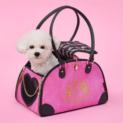 Sac de transport pour animaux de compagnie Juicy Couture Give Me Treats - Sac de voyage élégant