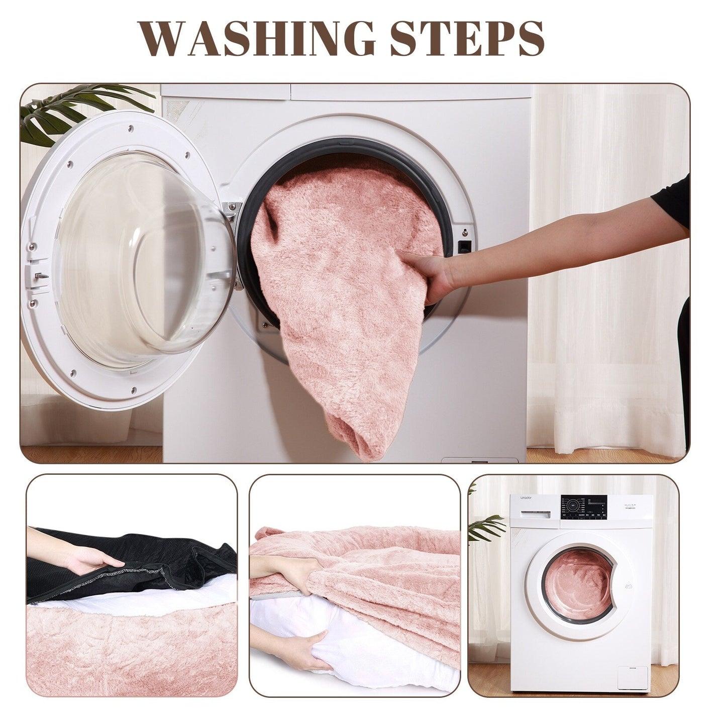 Lit géant pour chien (71 x 48 x 14 cm) - Grand lit pour chien (adultes) - Lavable