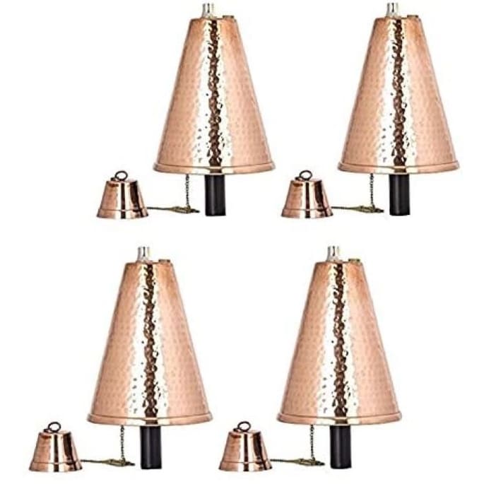 Large Hawaiian Cone Tiki Torch