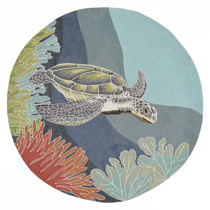Liora Manne Ravella Akumal Indoor/Outdoor Rug Ocean