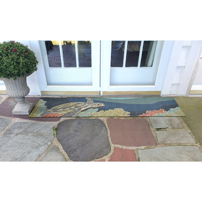Liora Manne Ravella Akumal Indoor/Outdoor Rug Ocean