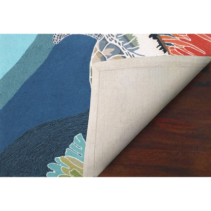 Liora Manne Ravella Akumal Indoor/Outdoor Rug Ocean