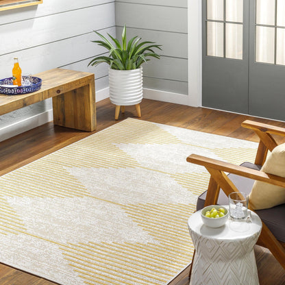 Livabliss Eagean Bohemian Diamond Outdoor Area Rug