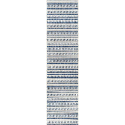 Livabliss Eagean Bohemian Stripe Outdoor Area Rug