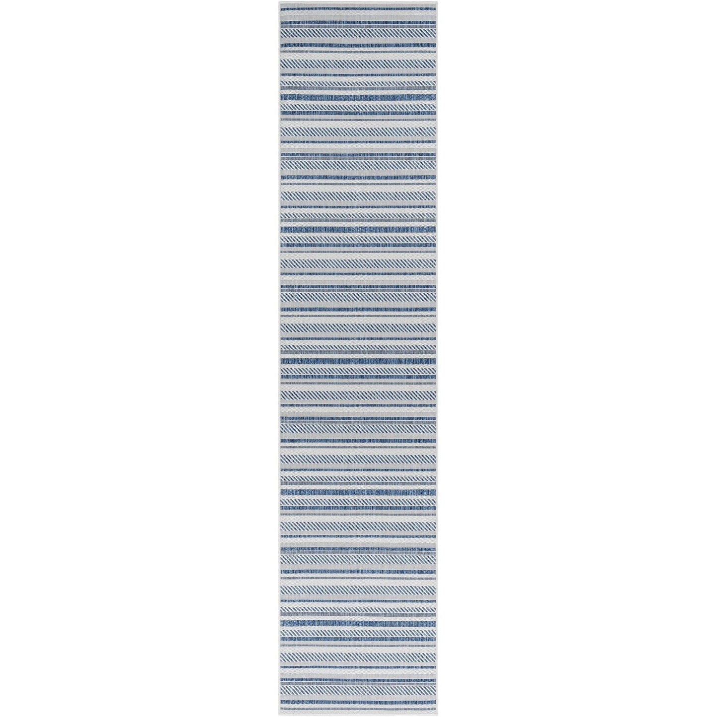 Livabliss Eagean Bohemian Stripe Outdoor Area Rug