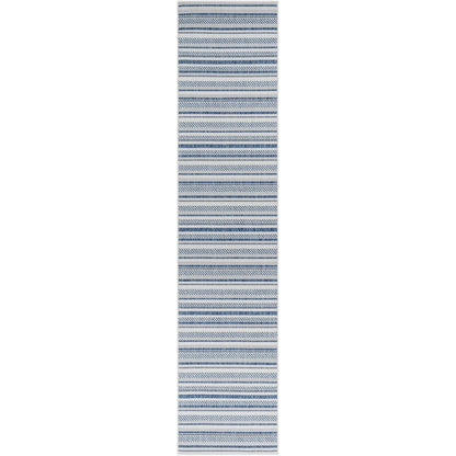 Livabliss Eagean Bohemian Stripe Outdoor Area Rug