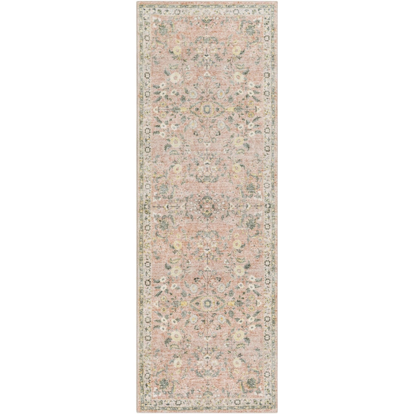 Tapis traditionnel floral et botanique Livabliss Erin revisité