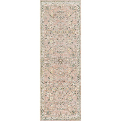 Tapis traditionnel floral et botanique Livabliss Erin revisité