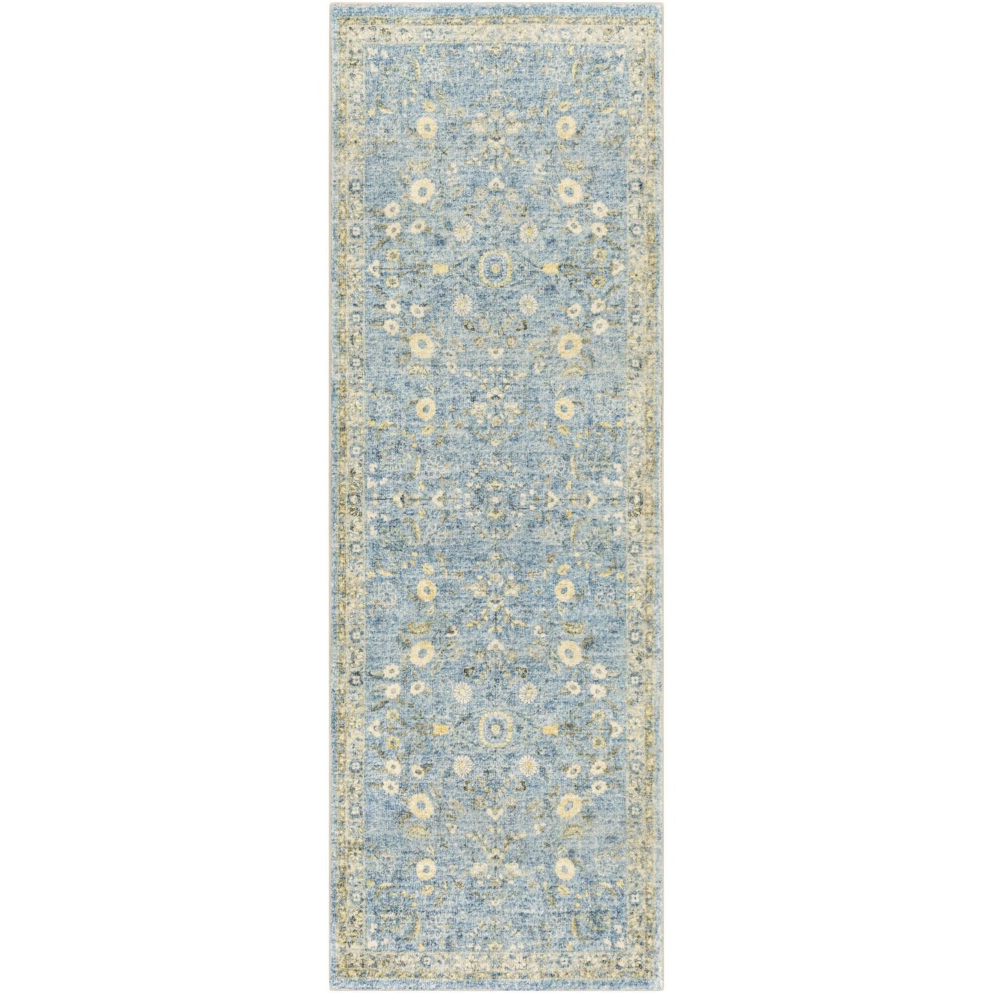 Tapis traditionnel floral et botanique Livabliss Erin revisité