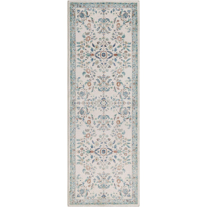 Tapis traditionnel floral et botanique Livabliss Erin revisité