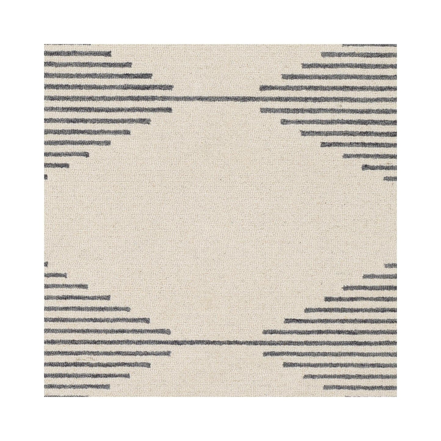 Tapis touffeté à la main minimaliste Livabliss Granada à motif losanges