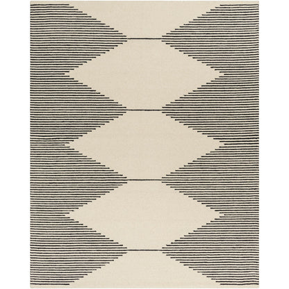 Tapis touffeté à la main minimaliste Livabliss Granada à motif losanges