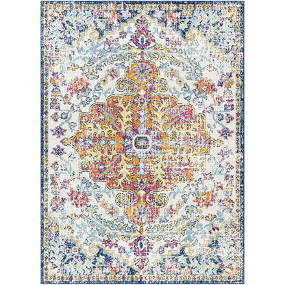 Tapis médaillon traditionnel Livabliss Harput revisité