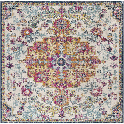 Tapis médaillon traditionnel Livabliss Harput revisité