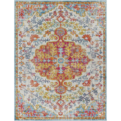 Tapis médaillon traditionnel Livabliss Harput revisité