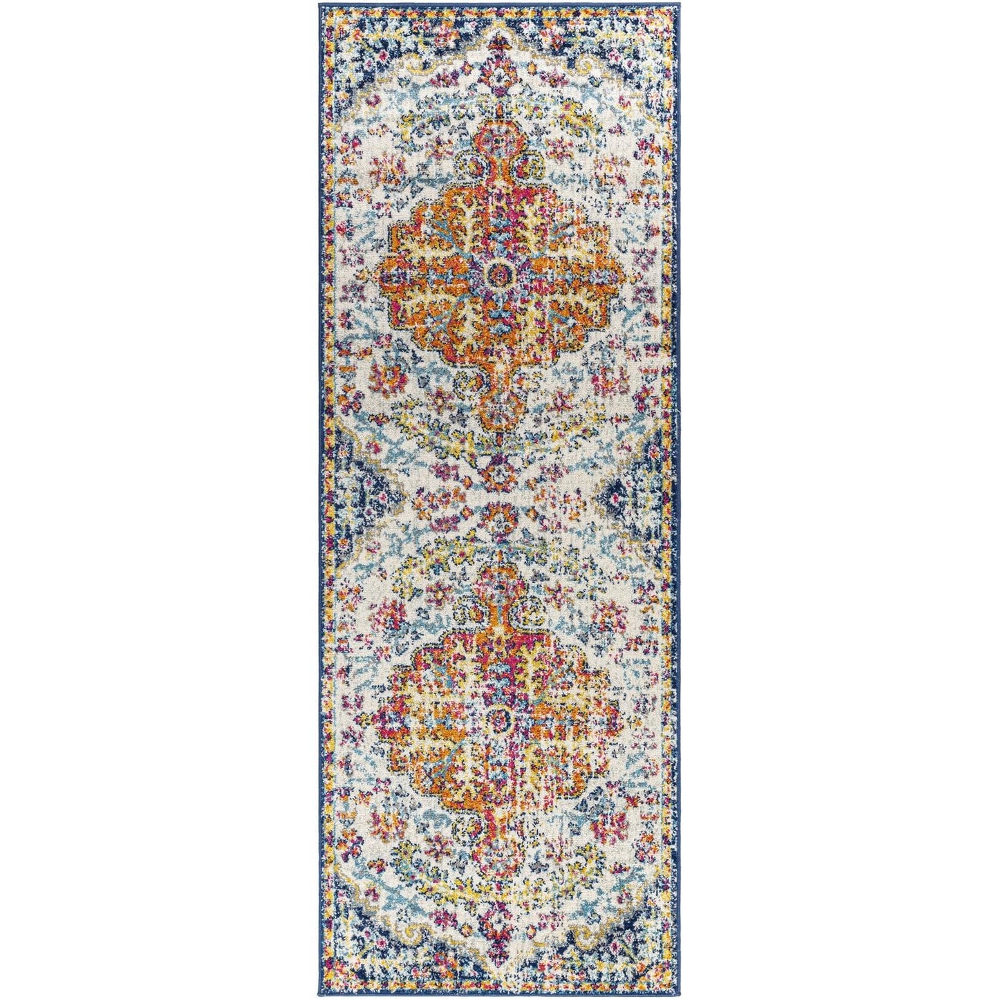 Tapis médaillon traditionnel Livabliss Harput revisité