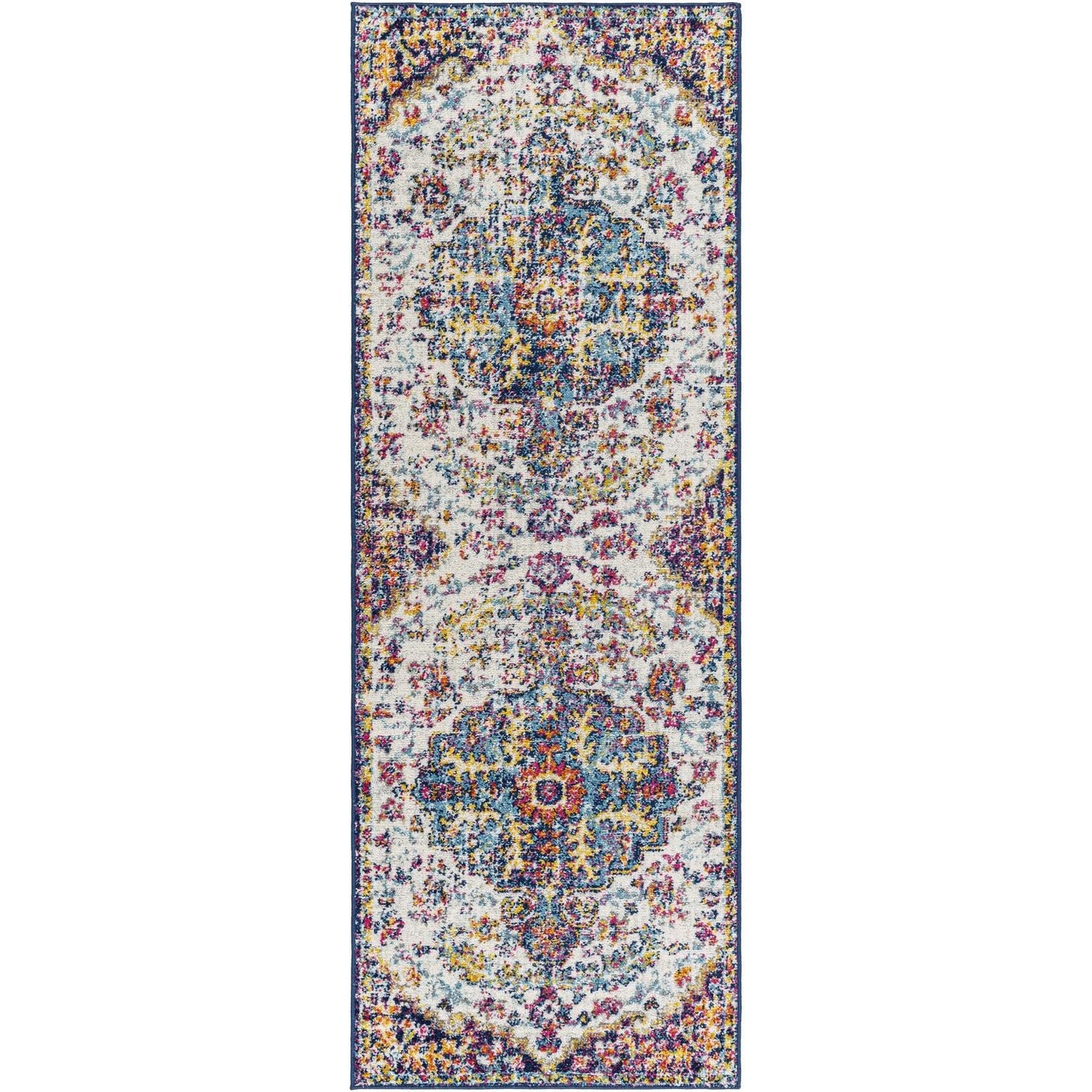 Tapis médaillon traditionnel Livabliss Harput revisité