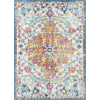 Tapis médaillon traditionnel Livabliss Harput revisité