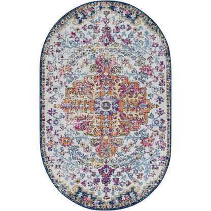 Tapis médaillon traditionnel Livabliss Harput revisité