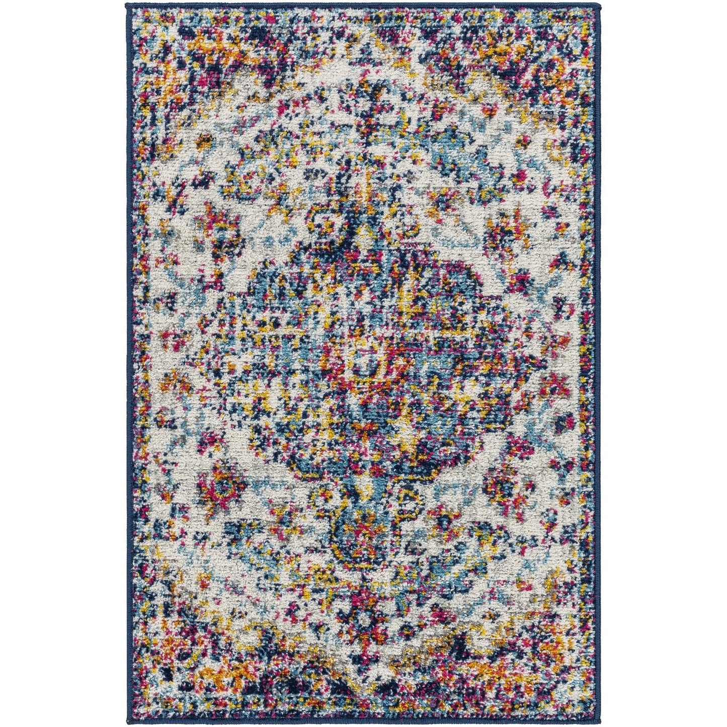 Tapis médaillon traditionnel Livabliss Harput revisité