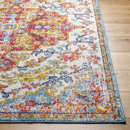 Tapis médaillon traditionnel Livabliss Harput revisité