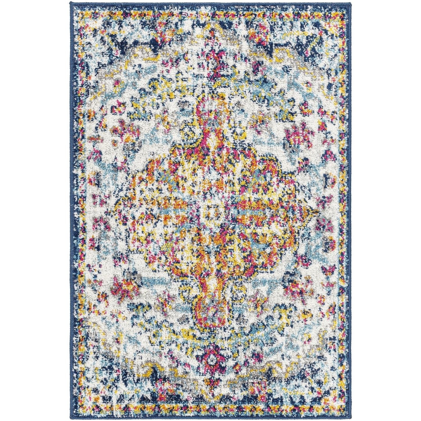 Tapis médaillon traditionnel Livabliss Harput revisité