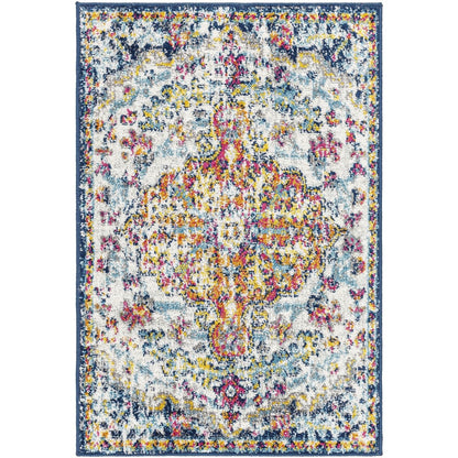 Tapis médaillon traditionnel Livabliss Harput revisité
