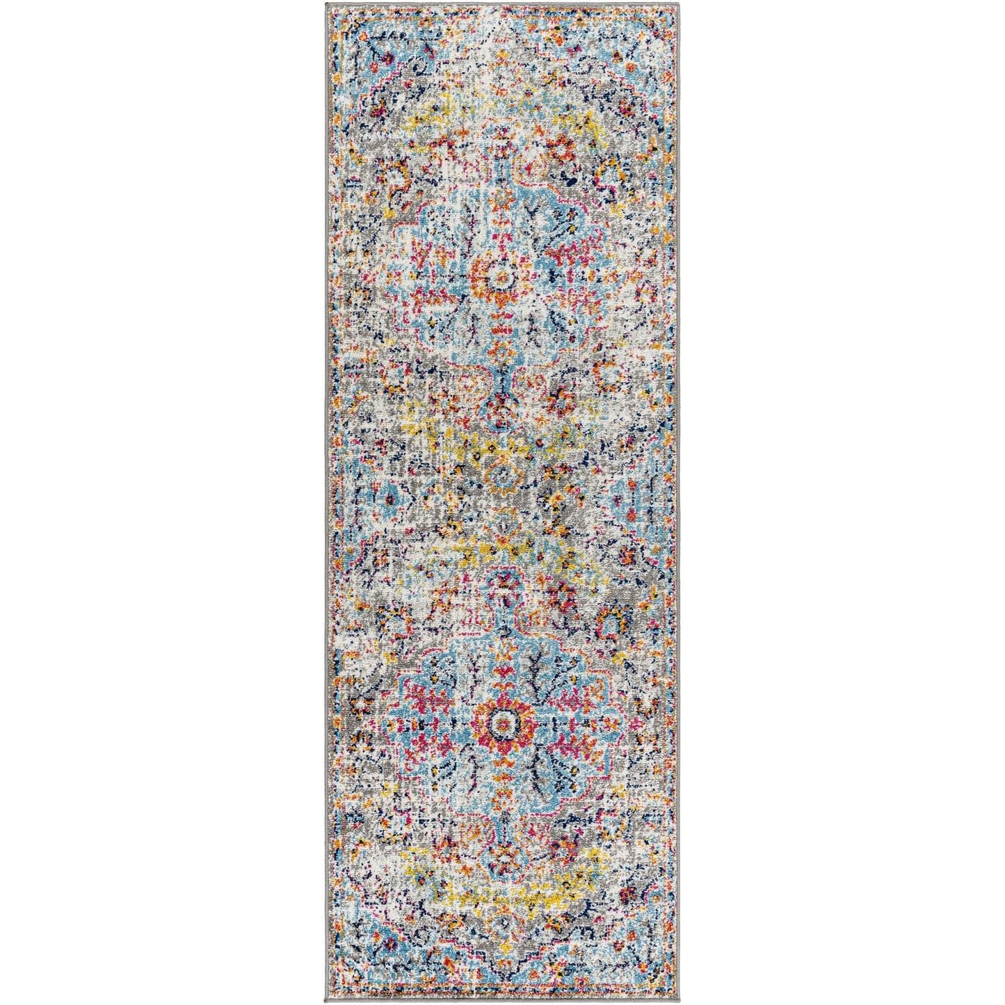 Tapis médaillon traditionnel Livabliss Harput revisité
