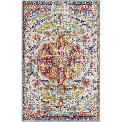 Tapis médaillon traditionnel Livabliss Harput revisité