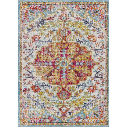 Tapis médaillon traditionnel Livabliss Harput revisité