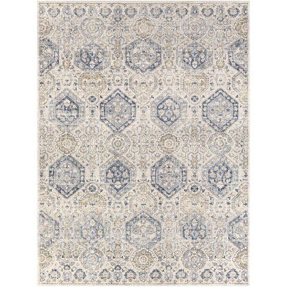 Tapis médaillon Livabliss Indigo Arts &amp; Crafts