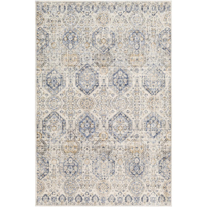 Tapis médaillon Livabliss Indigo Arts &amp; Crafts